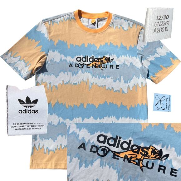 Adidas Originals Adventure T-Shirt Men's Sz M - Picture 1 of 8